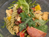 Chicken and bacon pasta salad