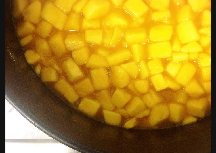 Steps to Prepare Any-night-of-the-week Mango Passion fruit Jam