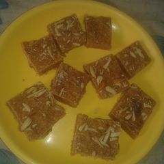 Gram flour burfi A picture of Gram flour burfi.