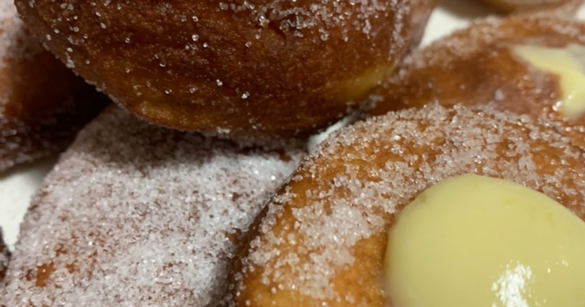 Ricetta Krapfen Ripieni Alla Crema (Bomboloni Alla Crema) di Nirvale