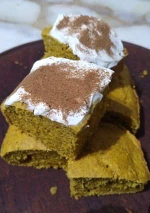 Una foto de Budín de calabaza