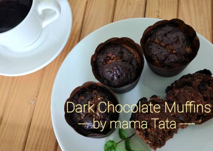 Cara bikin Dark Chocolate Muffins ala rumahan