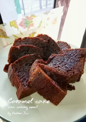 Foto resep Caramel cake aka Sarang Semut Rice Cooker (no mixer & no oven)