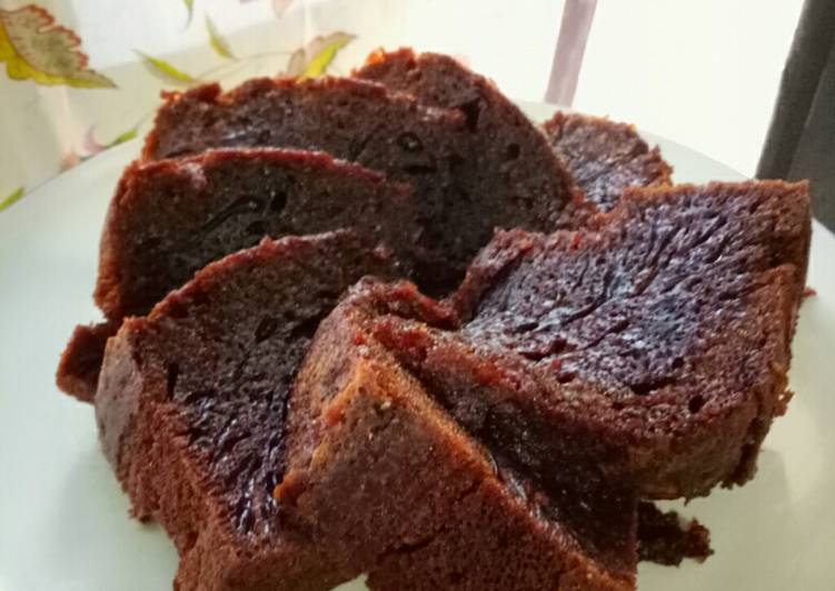 Caramel cake aka Sarang Semut Rice Cooker (no mixer & no oven)