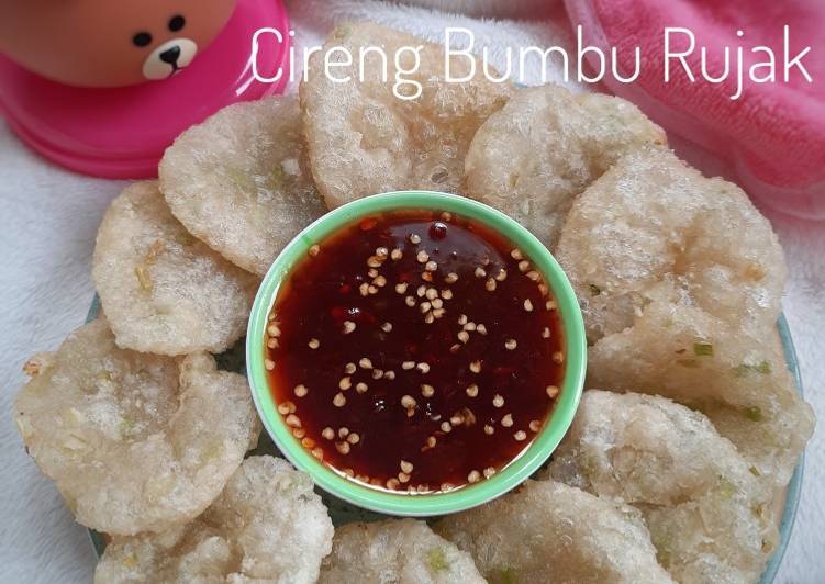 Resep Cireng Bumbu Rujak, Enak Banget