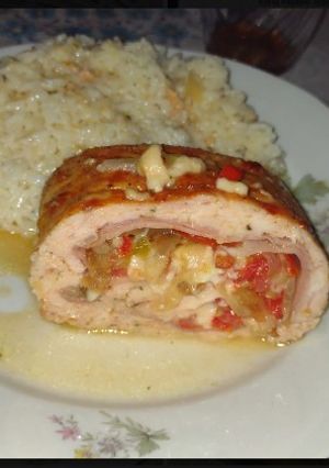 Una foto de Arrollado de pollo