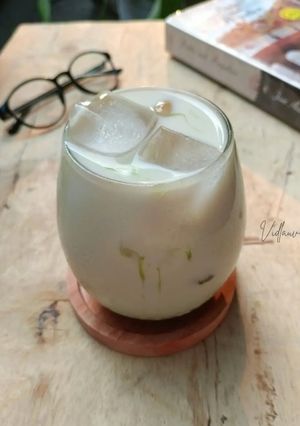 Foto resep Butterscotch Matcha Latte