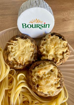 Une photo de Champignons au four farcis au Boursin®️