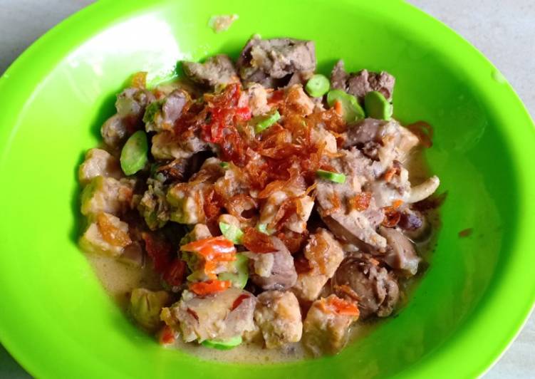 Proses memasak Ati Ampela kuah santan Anti Gagal