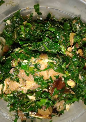 A picture of Uziza stew#abjmom #MyHubFav.