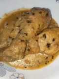Muslo de pollo al ajillo