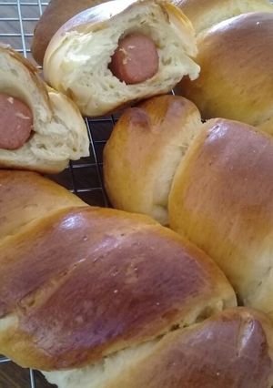 Foto resep Hongkong sosis bun empuk banget