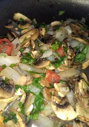 Una foto de Champiñones para quesadillas