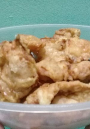 Una foto de Aletas de calamar fritas