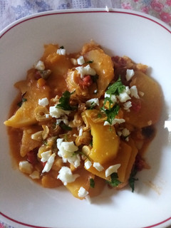 Una foto de Migas de bacalao con patatas