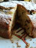 Torta con ricotta e gocce di cioccolato
