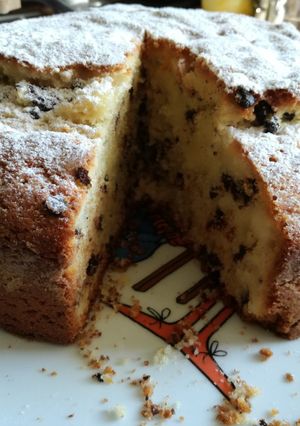 Foto di Torta con ricotta e gocce di cioccolato