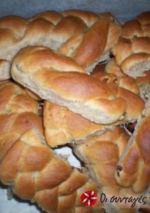 A picture of Authentic olive oil cookies from Lefkada (ladokouloura).