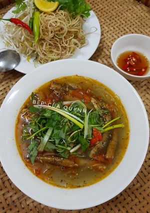 Hình của món Miến lươn.