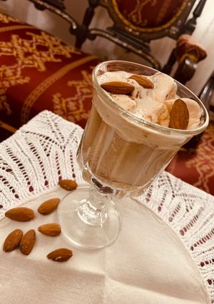 O poză a rețetei Espresso caramel cu sirop de migdale !.