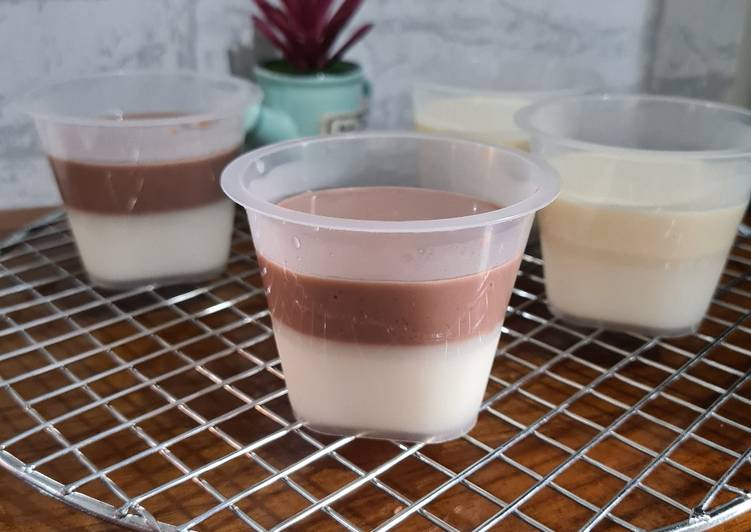 7 Resep: Pudding with Creamy Vla Untuk Pemula!