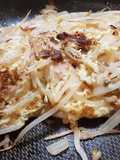 Omelette estilo chino (huevos fu yung) con camarones
