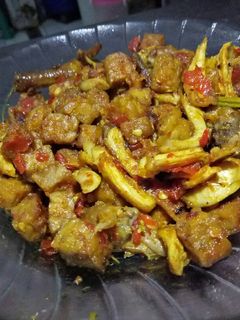 Foto resep Ayam suwir tempe pedas