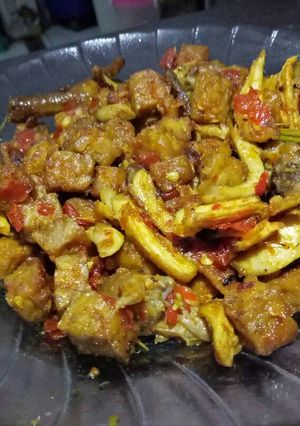 Foto resep Ayam suwir tempe pedas