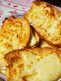 Torradinhas Com Alho E Queijo Na Fritadeira Elétrica
