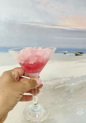 Foto principal de Granizado de sandía con licor de coco