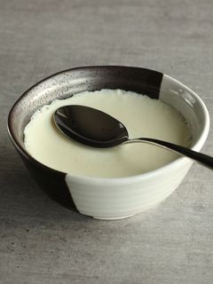 A picture of Ginger Milk Pudding.
