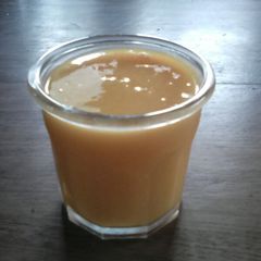 A picture of Mango juice with a twist #4weekschallenge.