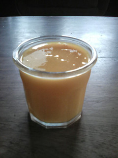 A picture of Mango juice with a twist #4weekschallenge.