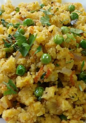 A picture of Oats upma.