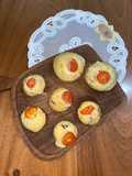 Muffins Salados Rellenos Jamón crudo y tomate