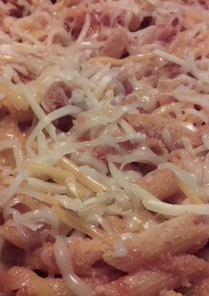 Una foto de Macarrones con chistorra