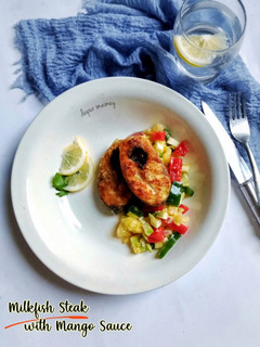 Foto resep Milkfish Steak with Mango Sauce