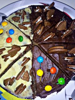 Brownie Pizza ainihin hoton girkin