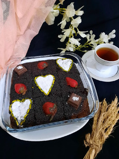 عکسی از دستور کیک خیس کوئیک میکس شکلاتی دارچینی یک تخم مرغی