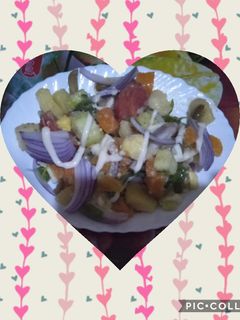 صورة لوصفة سلطة الخضر