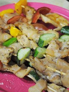 ~Pao~烤肉囉!!! 自製美味雞肉串 的食譜成品照片