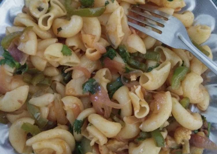 Step-by-Step Guide to Make Award-winning Veg masala macaroni