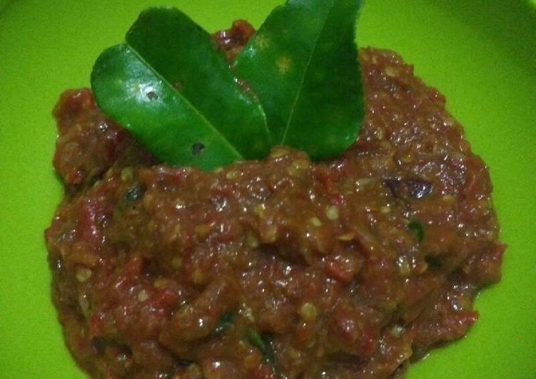 Resep Sambel terasi daun jeruk, Menggugah Selera