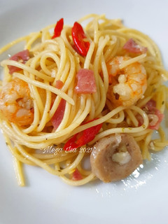 Foto resep Spaghetti Aglio Olio
