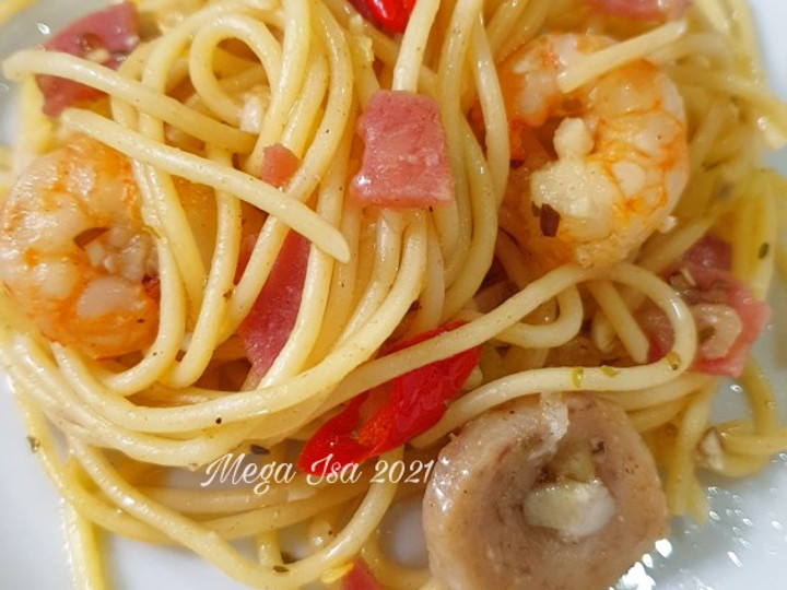 Cara Gampang Membuat Spaghetti Aglio Olio, Bikin Ngiler