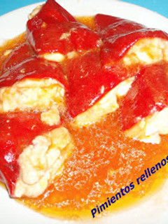 Una foto de Pimientos rellenos