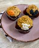 Halloween krémes csokis muffin