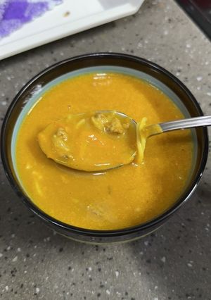 صورة لوصفة (شوربة الشوفان مع اللحم)