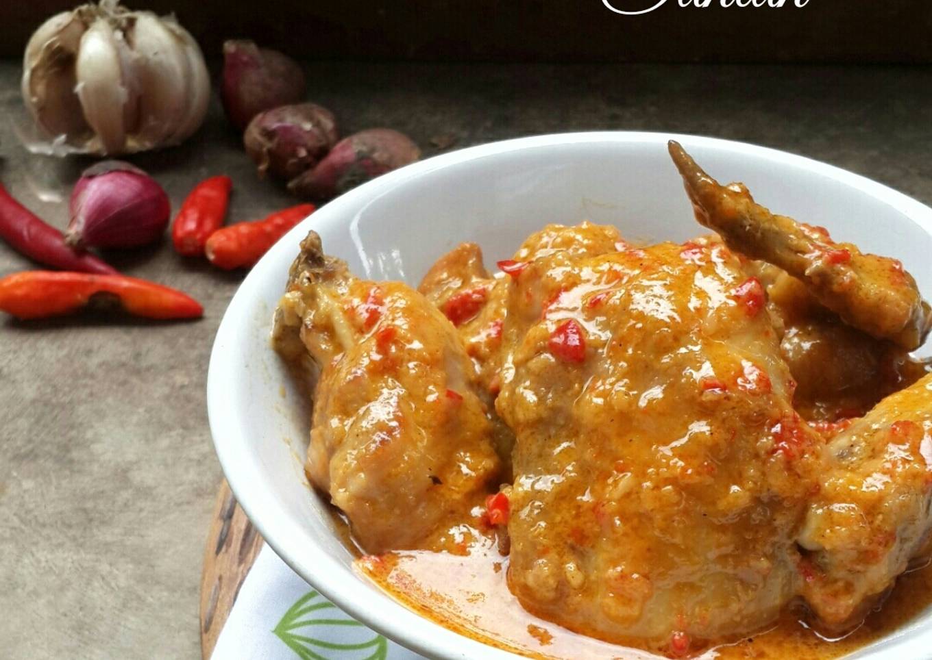 Balado ayam santan