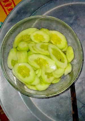 Hình của món Dưa chuột trộn tỏi.